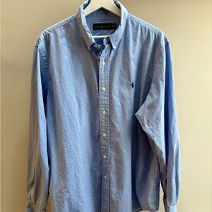 Polo Ralph Lauren VTG 2000s blue plaid button-down shirt XL